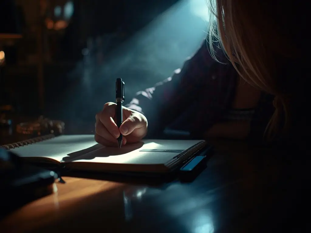 Daily habits like journaling that support intentional living