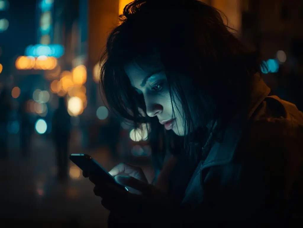 Digital distractions reducing awareness and presence